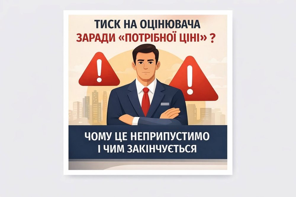 Тиск на оцінювача заради потрібної суми